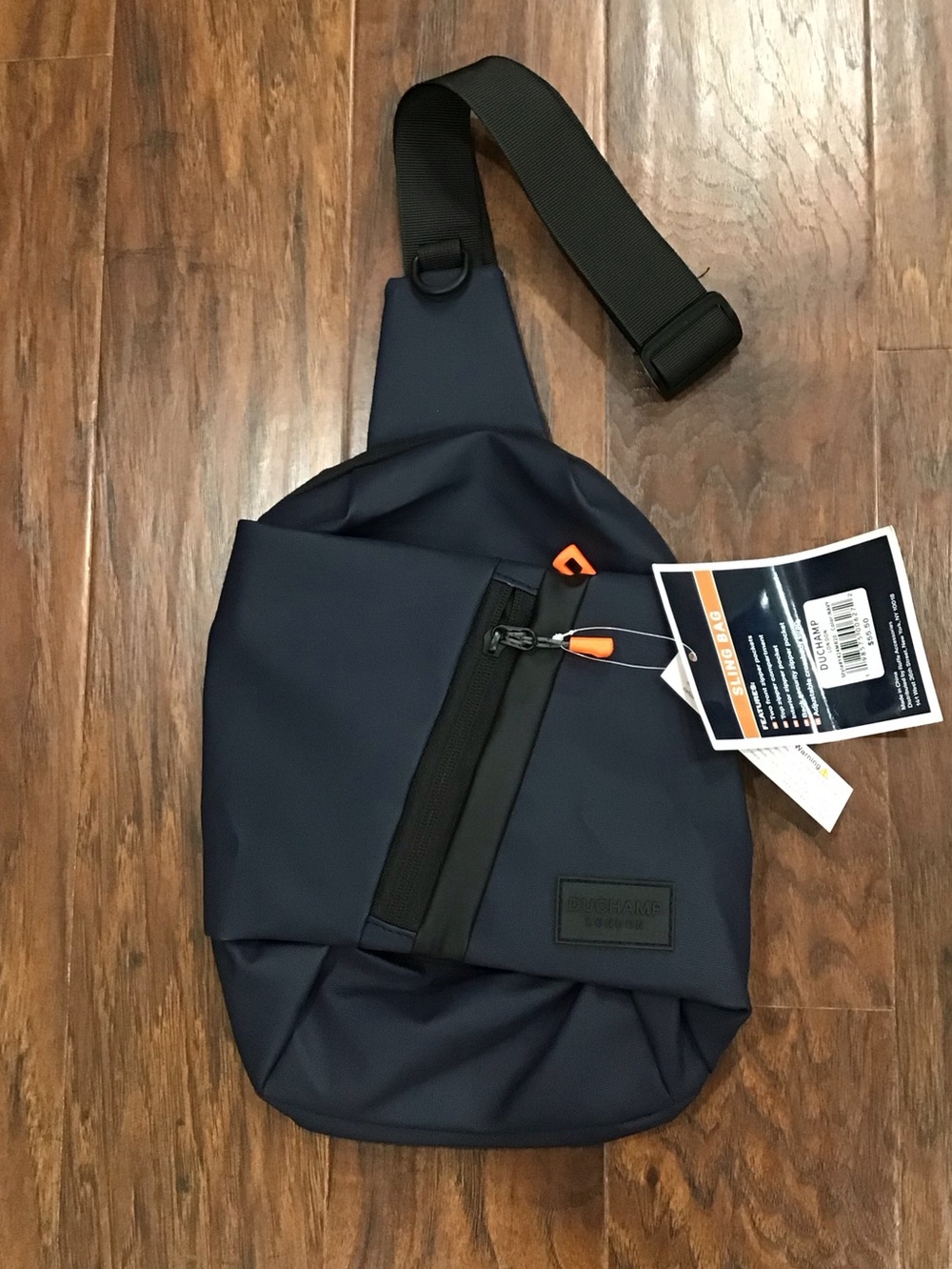 Navy Sling Crossbody Bag